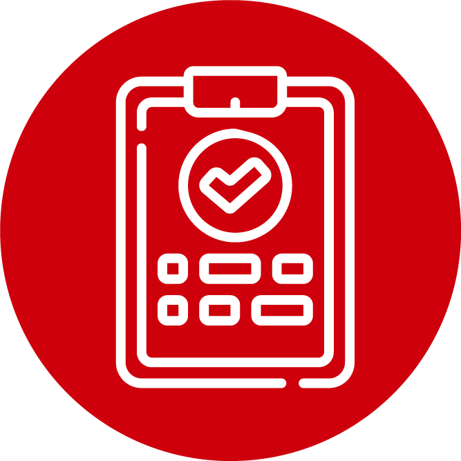 Be Ready Utah patch with an outlined clipboard and checklist