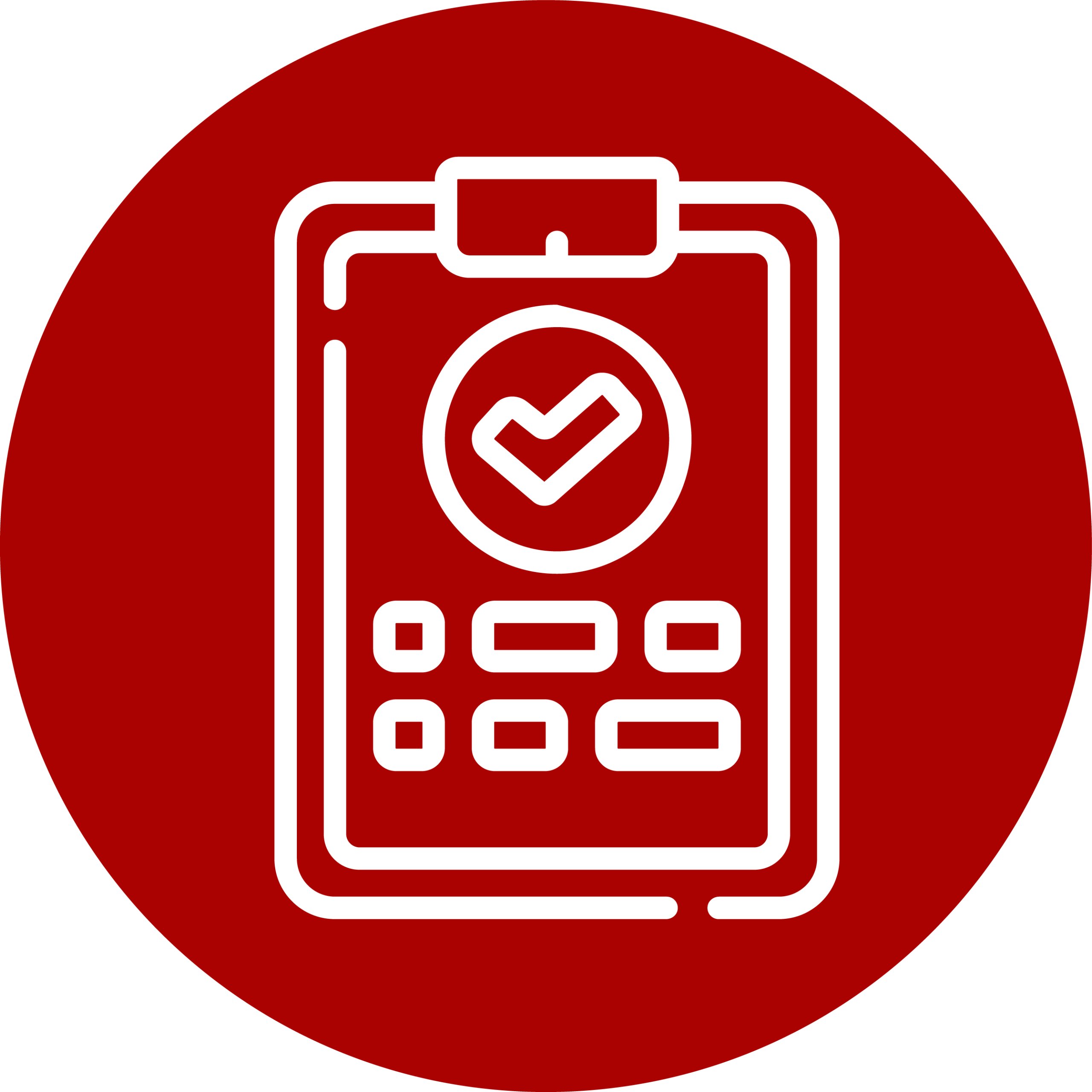 Be Ready Utah patch with an outlined clipboard and checklist