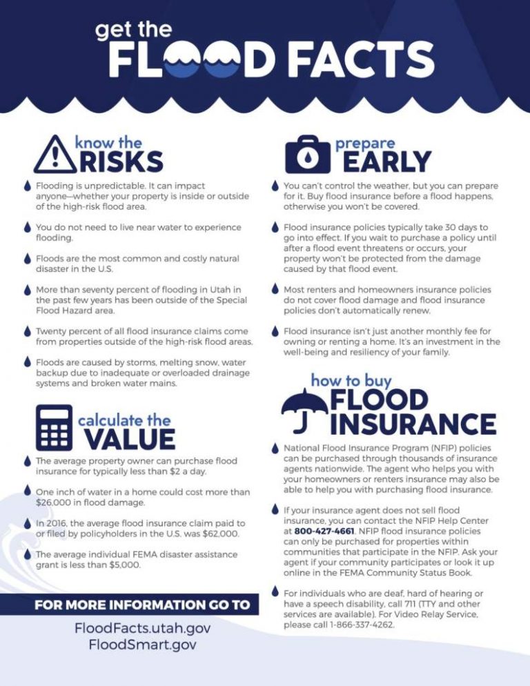 Get The Flood Facts Dps Emergency Management